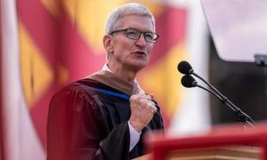 蒂姆·庫克出席大會照片 蒂姆·庫克出席大會照片