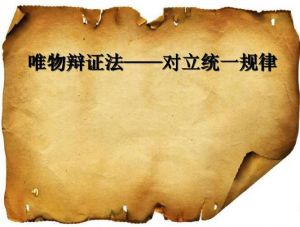 對立統(tǒng)一規(guī)律 對立統(tǒng)一規(guī)律