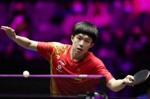 乒乓球WTT澳門冠軍賽男單：王楚欽4比0橫掃張本智和 率先晉級決賽