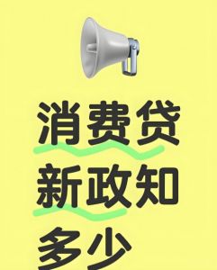 個人消費貸貼息新政 個人消費貸貼息新政